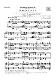 Vivaldi: Beatus Vir in C RV597 published by Ricordi - Vocal Score